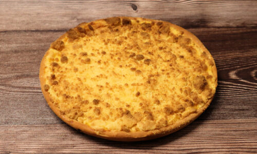 Kruimelvlaai pudding